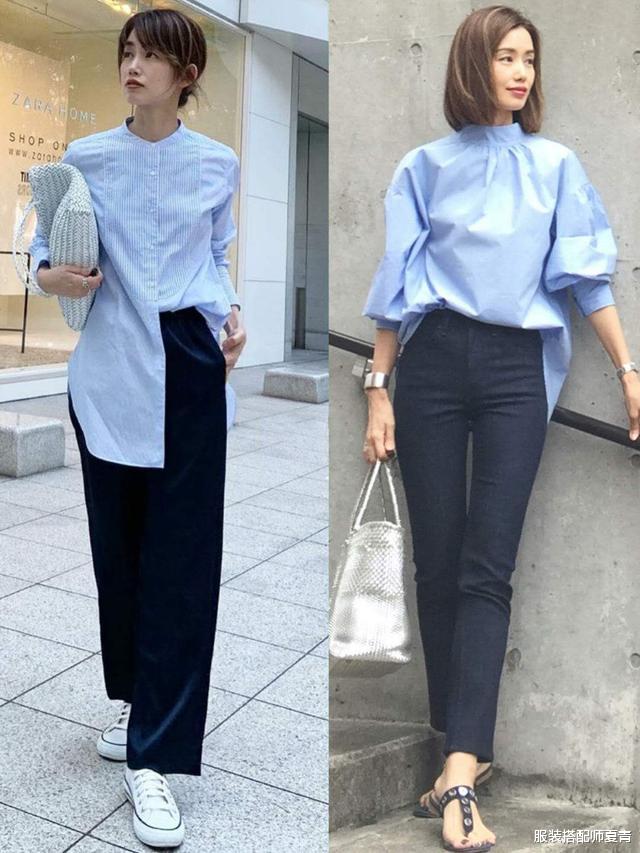 穿衣搭配▲夏季上班通勤想穿得简洁利落一点，但又不失质感，应该怎么穿？