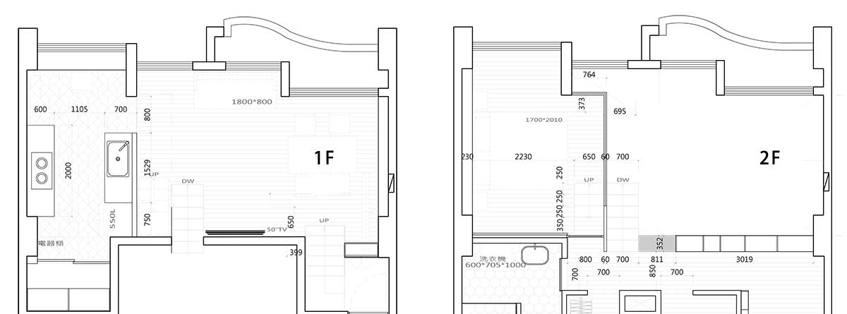 ：日系工业风小复式，66㎡，拥有率性无拘束的生活感！