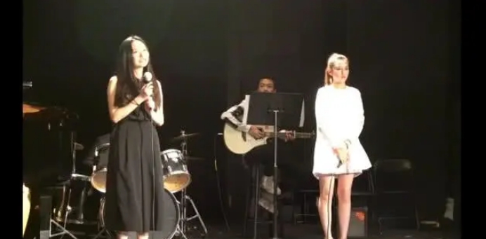 陈钰琪■90后小花们的高中照：陈钰琪五官已经非常精致，宋祖儿是港风美女