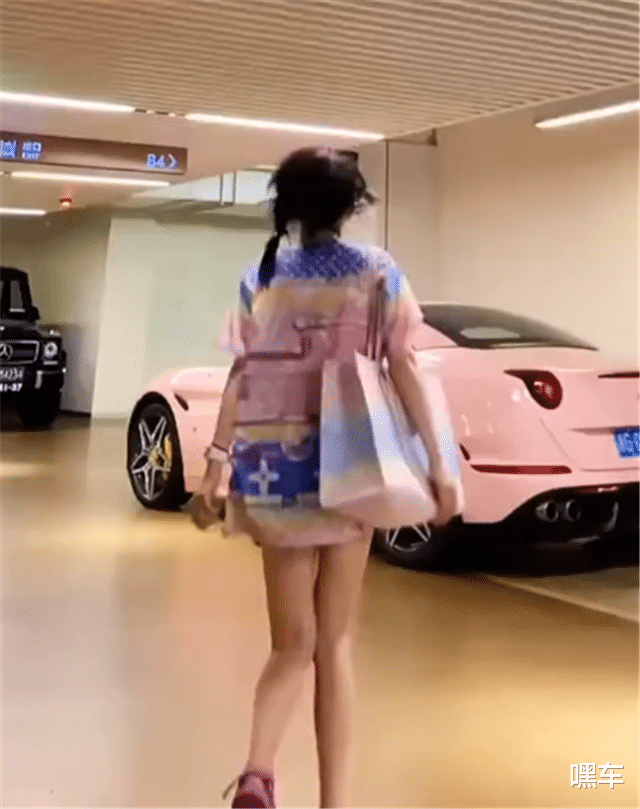 法拉利▲“公主粉”法拉利,车价7位数,女车主00后,还是国内某集团千金