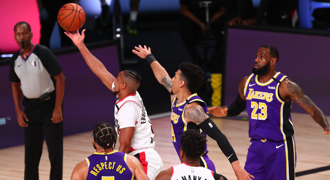 AMD|2-1反超！湖人116-108开拓者，詹姆斯38+12+8，利拉德34+7