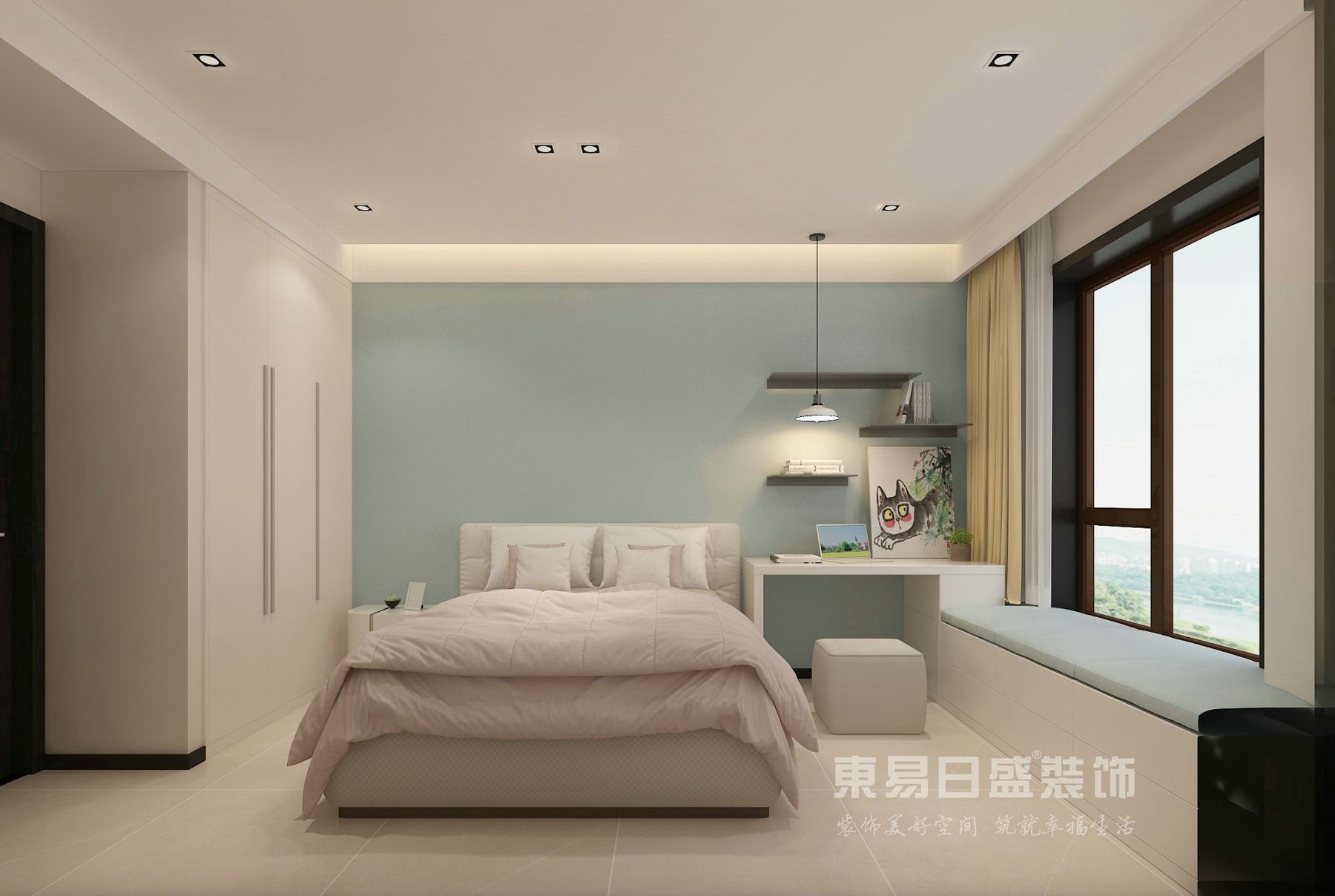 |131平米现代简约风，一个暖暖的家