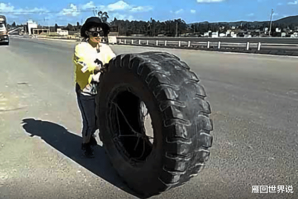 『西藏』那些徒步去西藏的人，为什么都愿意推个轮胎？没有负担不是更好吗