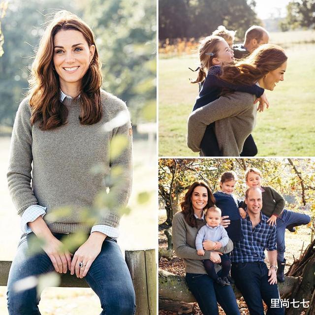 「凯特王妃」凯特王妃晒三个娃最新动态，夏洛特霸气乔治仪态堪忧，路易长大了