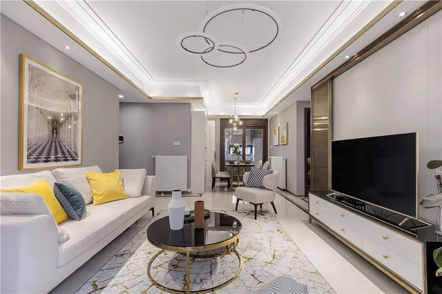 『粉色』122㎡现代轻奢，壕气的精装房，改造轻盈舒适的空间