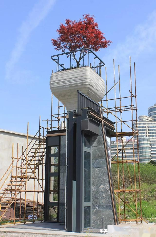 上海又出奇葩建筑，要在房子上种1000棵树，即将竣工