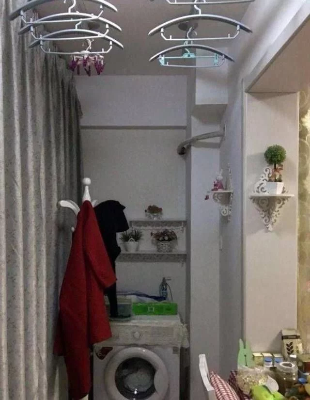 ▲没钱买大房子，34㎡小蜗居将就一下，小户型也不错，该有的都有