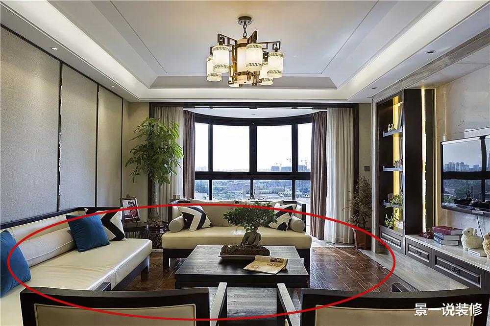 |扔掉你家3+2的大沙发，为客厅腾出一点空，面积变大了，好看满分