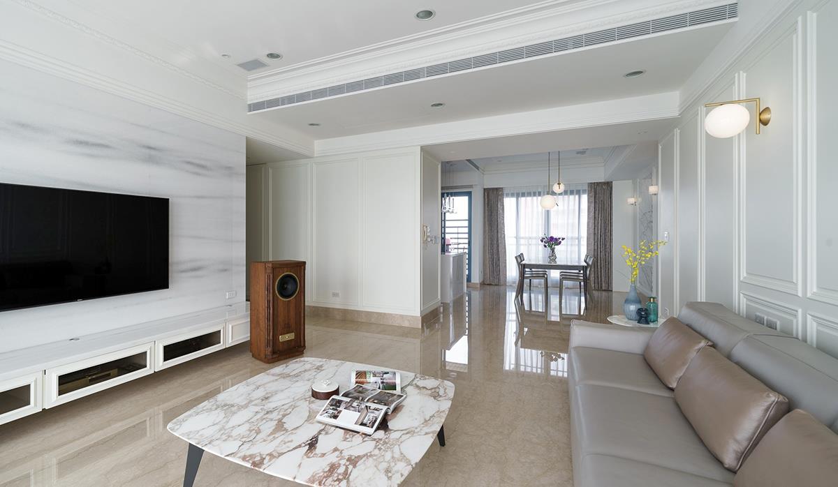 设计师|新古典风+无障碍设计，这个家漂亮又安全，为父母打造幸福晚年！