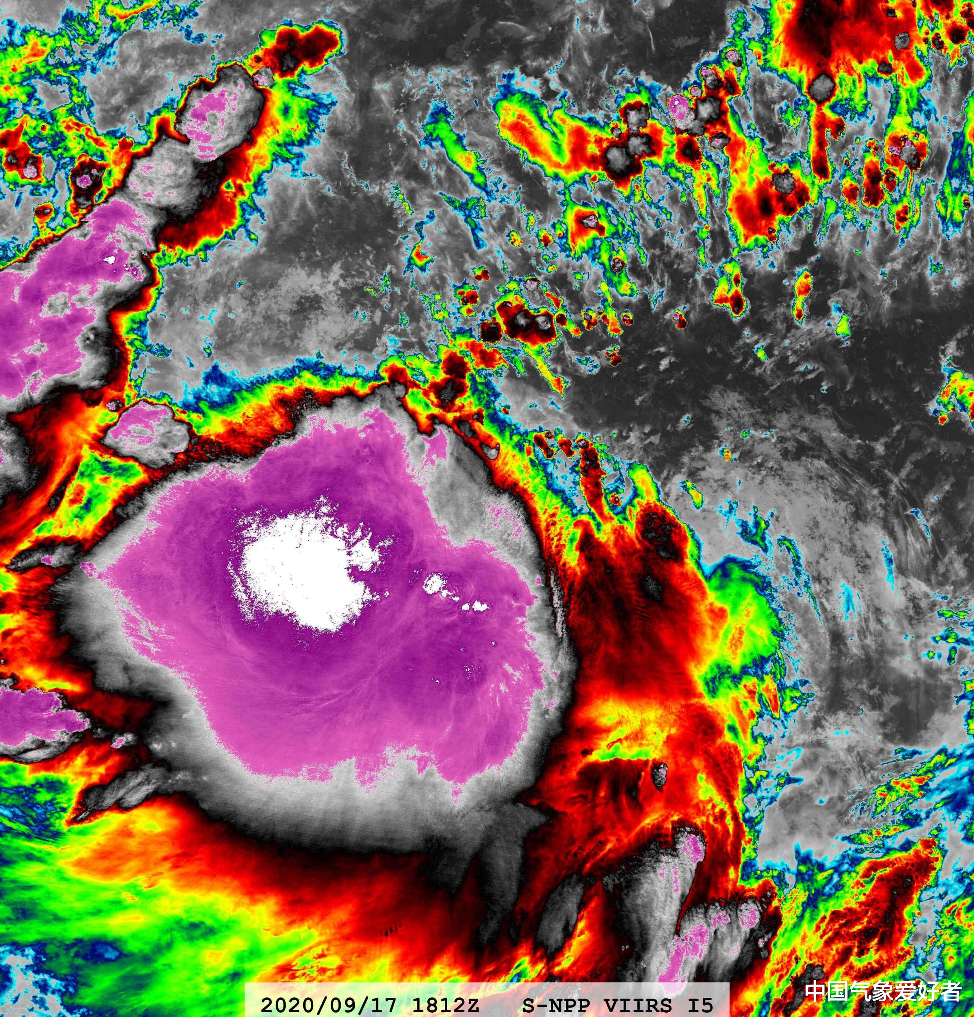 中国气象爱好者|南海出现零下100度云团，经过我国西沙群岛！分析：不是好事