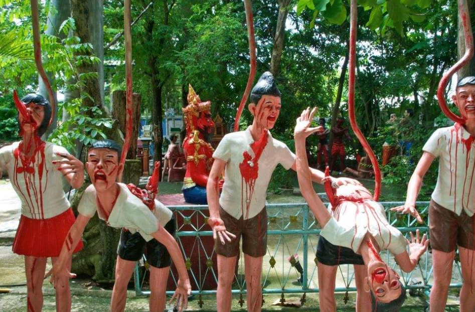 |泰国这处“超恐怖”公园，内部景象令人腿软，被誉为“真实地狱”