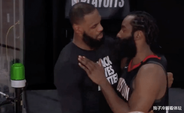 詹姆斯·哈登|耻辱出局夜 火箭众生相 哈登塔克纷纷熊抱詹姆斯 威少又丢人了