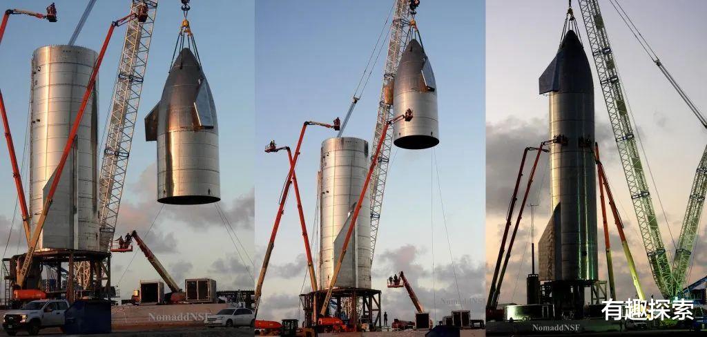 SpaceX|完美至极！星际飞船SN8装上华丽的机鼻，不日飞向15公里高空