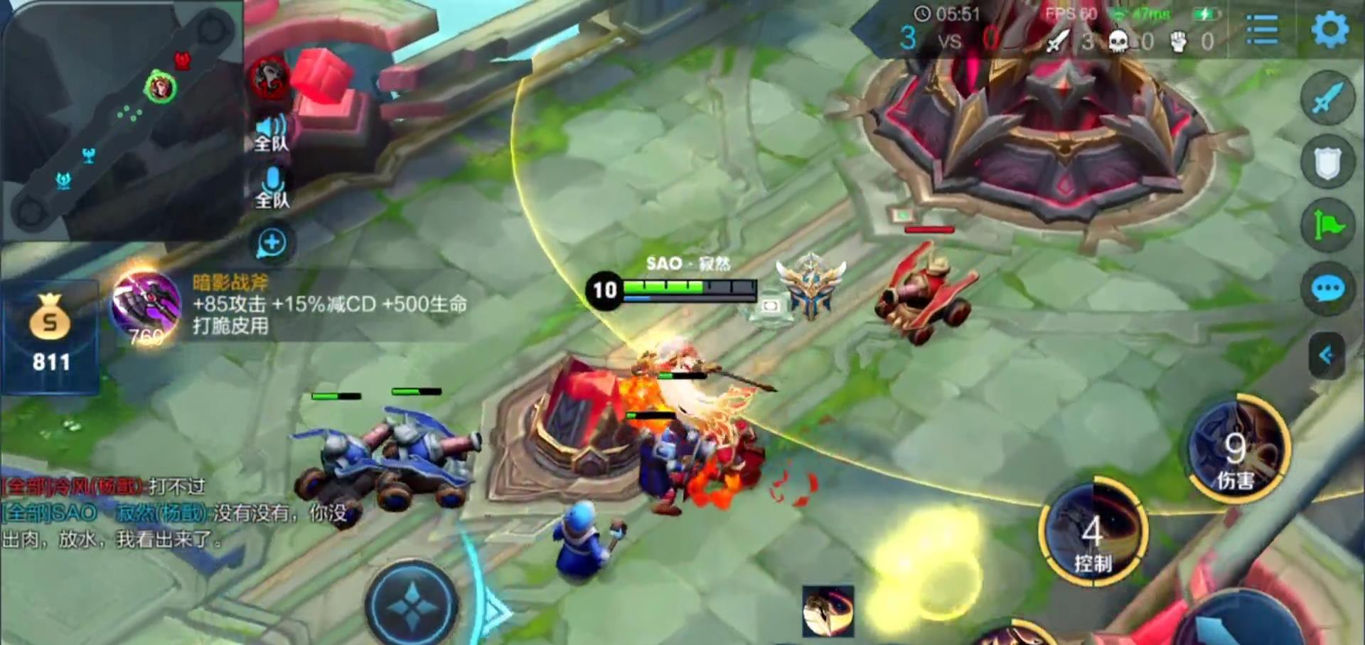 [杨戬]不知天高地厚！寂然与国服杨戬solo，对方选择放水，站着给寂然打