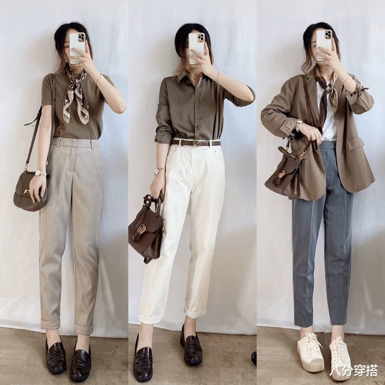 穿衣搭配|简单利落的职场穿搭！这些穿搭简单干净有气场，干练稳重又温柔