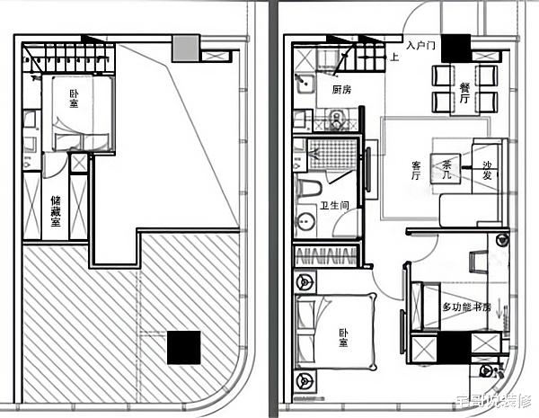 |50㎡小户型怎么装修？现代轻奢设计，打造3室2厅1厨1卫