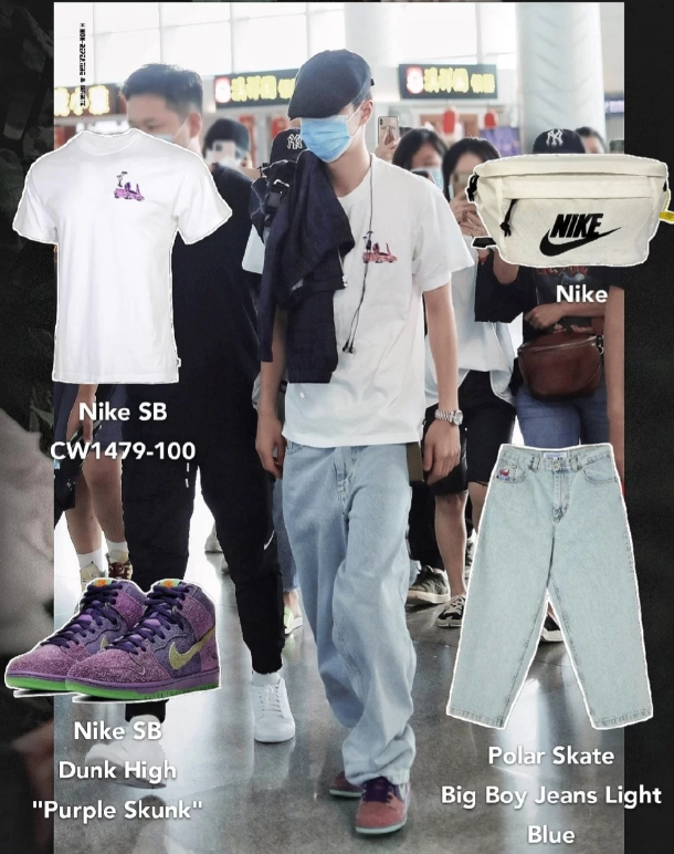 穿衣搭配|王一博活动途中被抓拍,看清他未经PS的腿型,难怪女生都想减肥