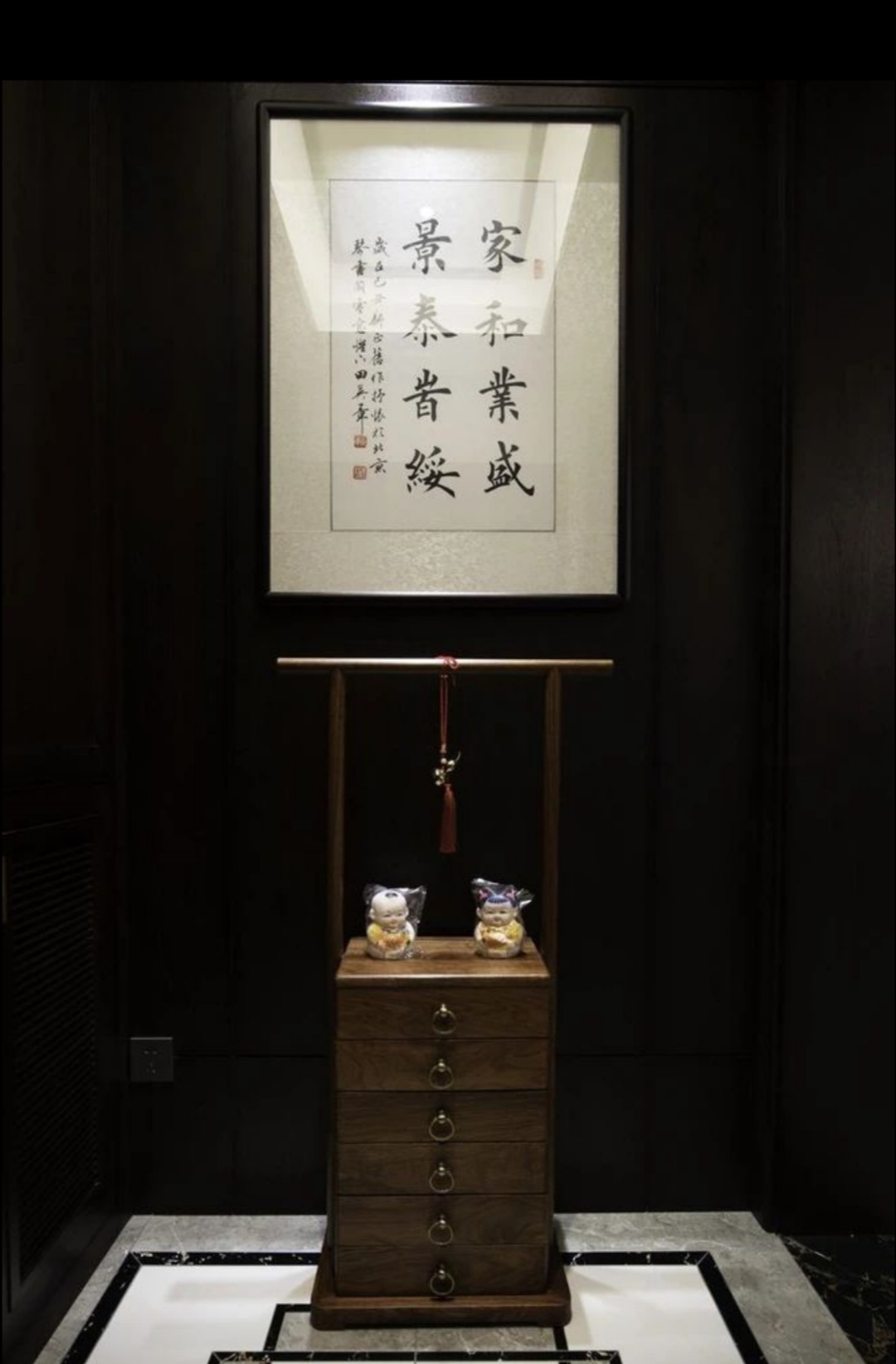 @142㎡新中式风格装修，清风古韵、返璞归真，美到骨子了