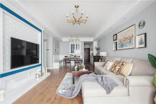 「」100平米轻奢美式装修设计，温馨又大气，在亲戚面前赚足了面子！