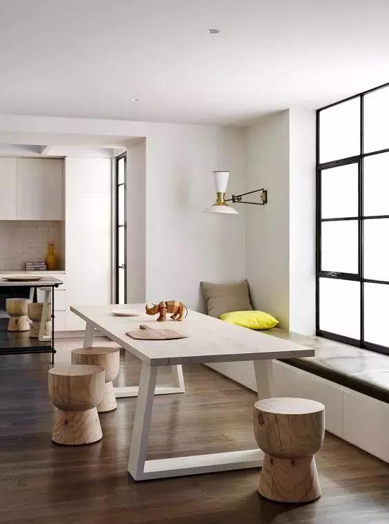 「」什么?家里也能弄卡座,还能和飘窗结合,简直是小户型的福音!