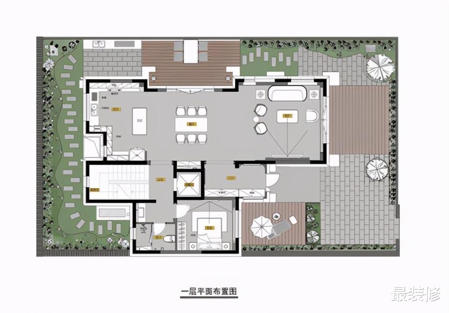 大户型|5层409平超大户型，白色为主的温雅美居，三层休闲区最为出彩