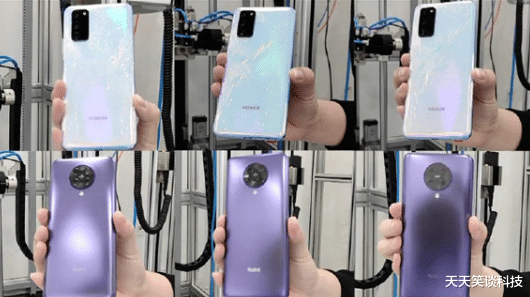 『荣耀』红米k30Pro发布会的跌落实验,为什么荣耀手机的后壳3次都碎了?