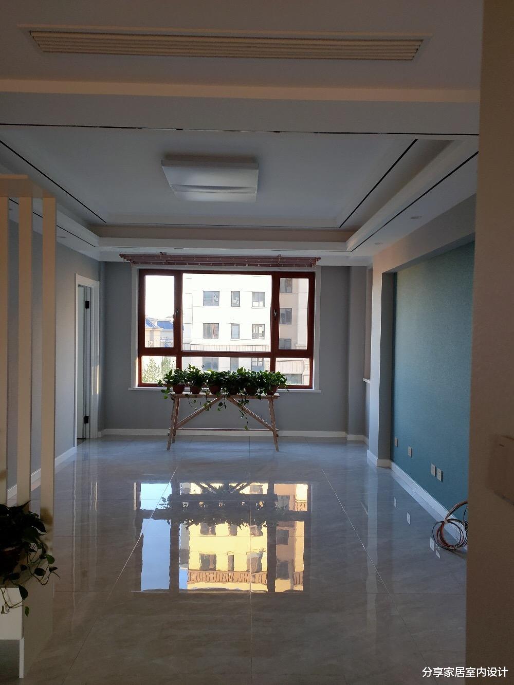 |刚做完保洁的新房，效果还不错，做了开放式的厨房很满意，晒晒！