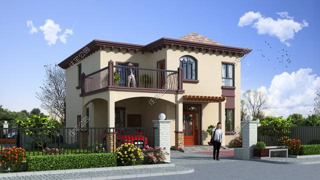 |开间10米，进深13米，两层半的农村房子该怎么设计？