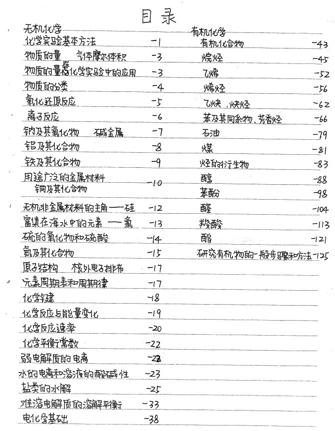 高中化学▲北大学姐，分享高中化学笔记，巧学提分