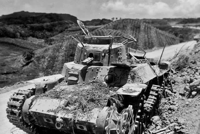 【日军】二战日军最成功的坦克，97式中型坦克，遇到美军结局如何