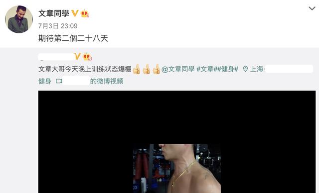 马伊琍|文章离婚后寄情于健身,晒锻炼视频青筋暴起表情狰狞,金项链抢镜