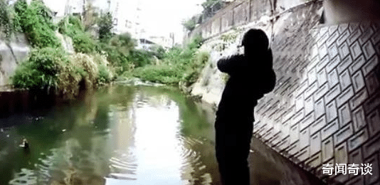 「哈弗H2」男子桥下钓鱼，钓上个大家伙，后悔没带渔网