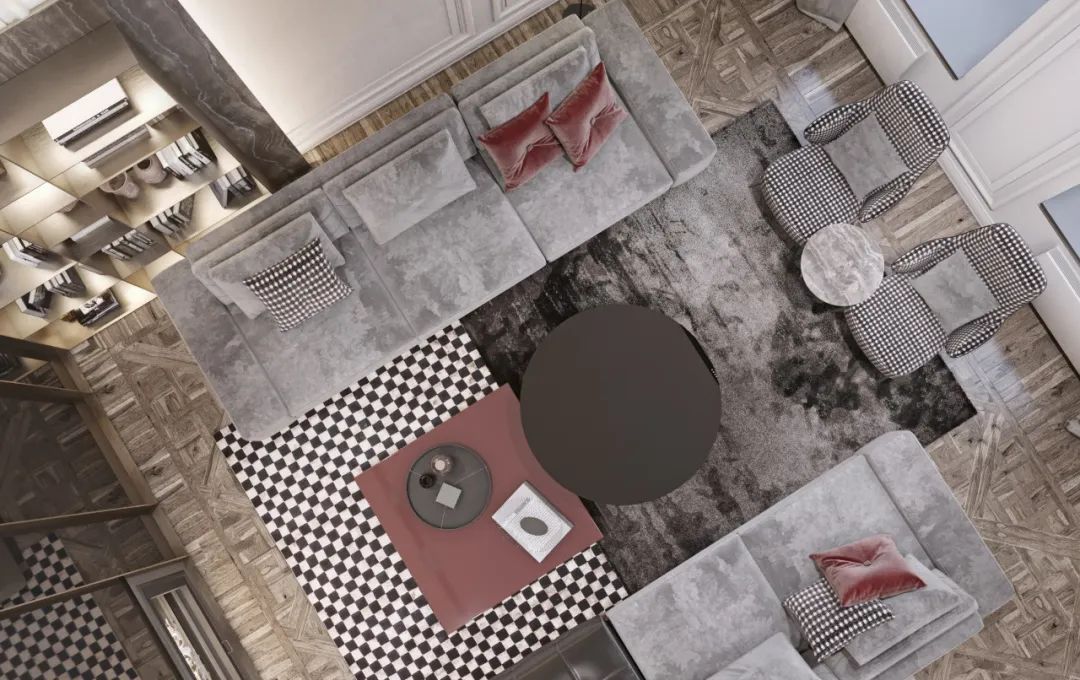 []「木禾堂」200㎡精致轻奢住宅，一抹低调红很高级！