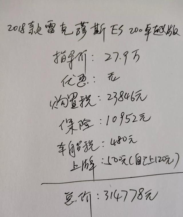 雷克萨斯ES|雷克萨斯ES落地314778元便宜吗?它的质量差吗?看完就明白了!