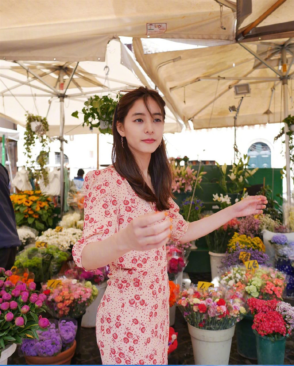 「新木优子」“日本第一仙女”新木优子，穿碎花裙子好治愈，这就是男生都喜欢的样子吧