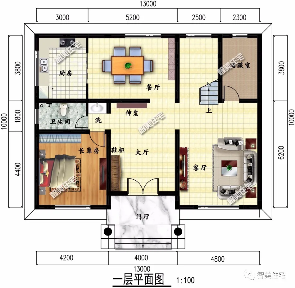 |2栋宽13米的两层别墅，外形都很美，室内空间使用率高