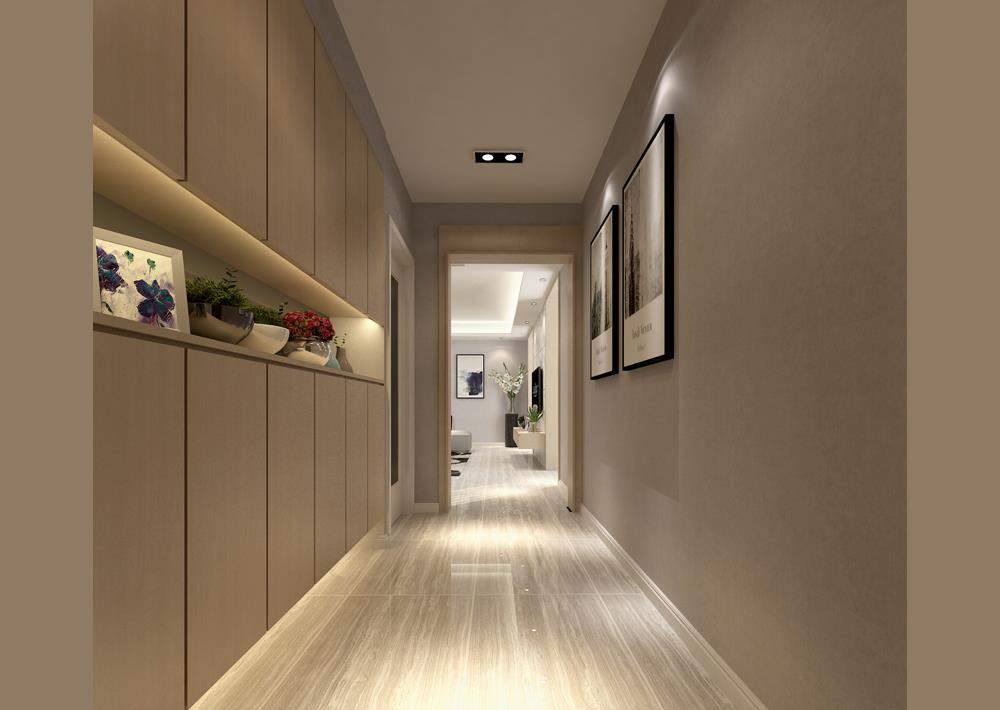 |邻居家125㎡大平层，装简约风，成了小区的网红装修，被入户迷住了