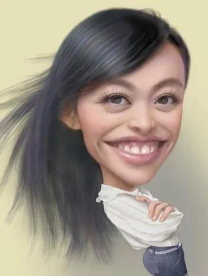 姚晨|当把明星画成暴漫, 一眼就认出姚晨, 能认出最后一张算我输!