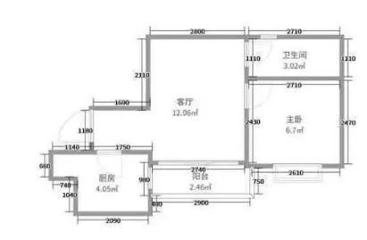 『』28㎡宜家北欧风单身公寓，留白+落地窗设计，让小家宽敞又明亮！