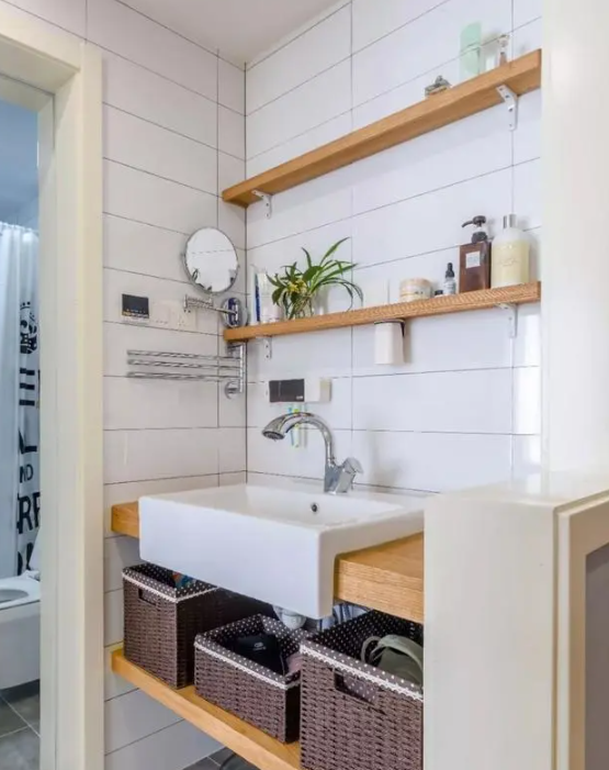 |洗手台不放卫生间？网友直呼：小户型卫生间有救了，简直太聪明了！