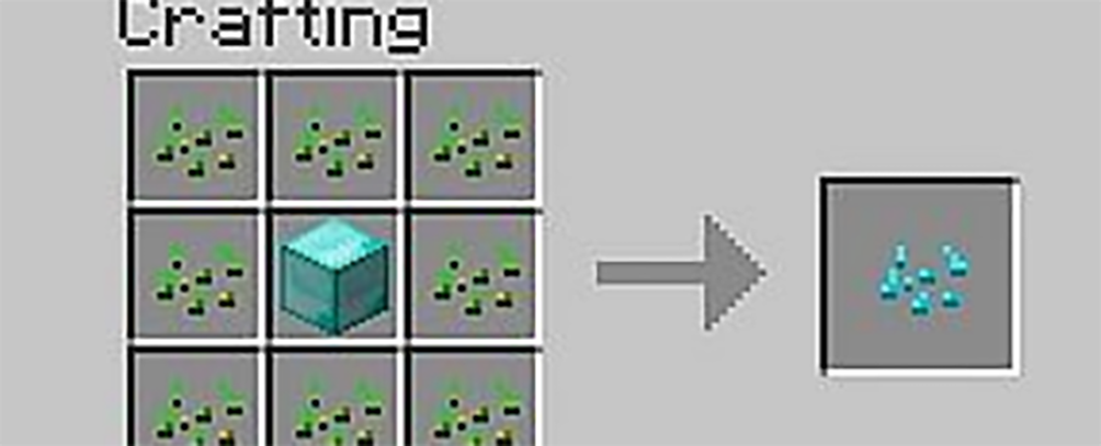 钻石▲我的世界“植物矿石”模组，解决资源匮乏，钻石根本花不完