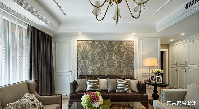 「」美式设计太费钱，180㎡花60万，自带露台，完工后高贵典雅！