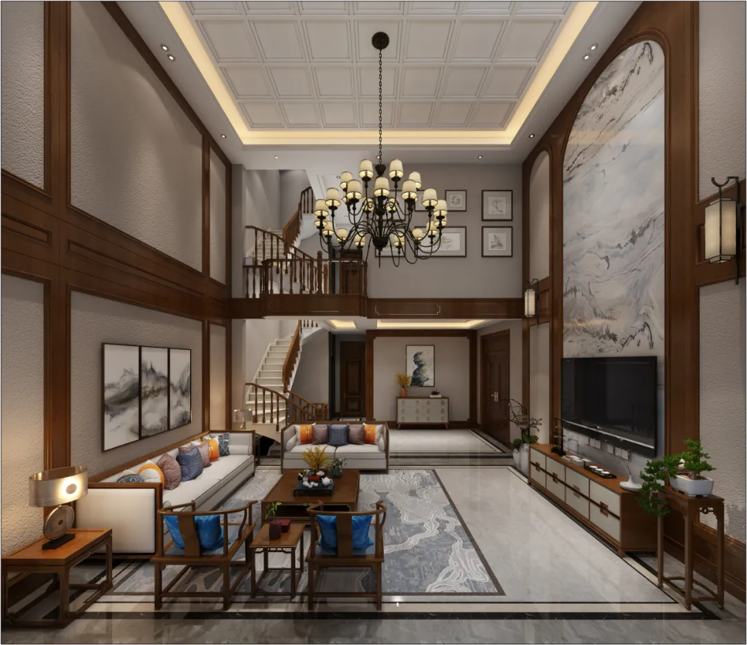 「设计师」600㎡?阅山湖新中式 东方美学与现代生活的完美融合