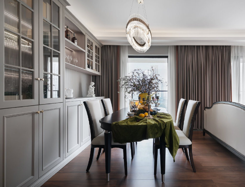 |179㎡现代美式风格，横厅采光超级好！