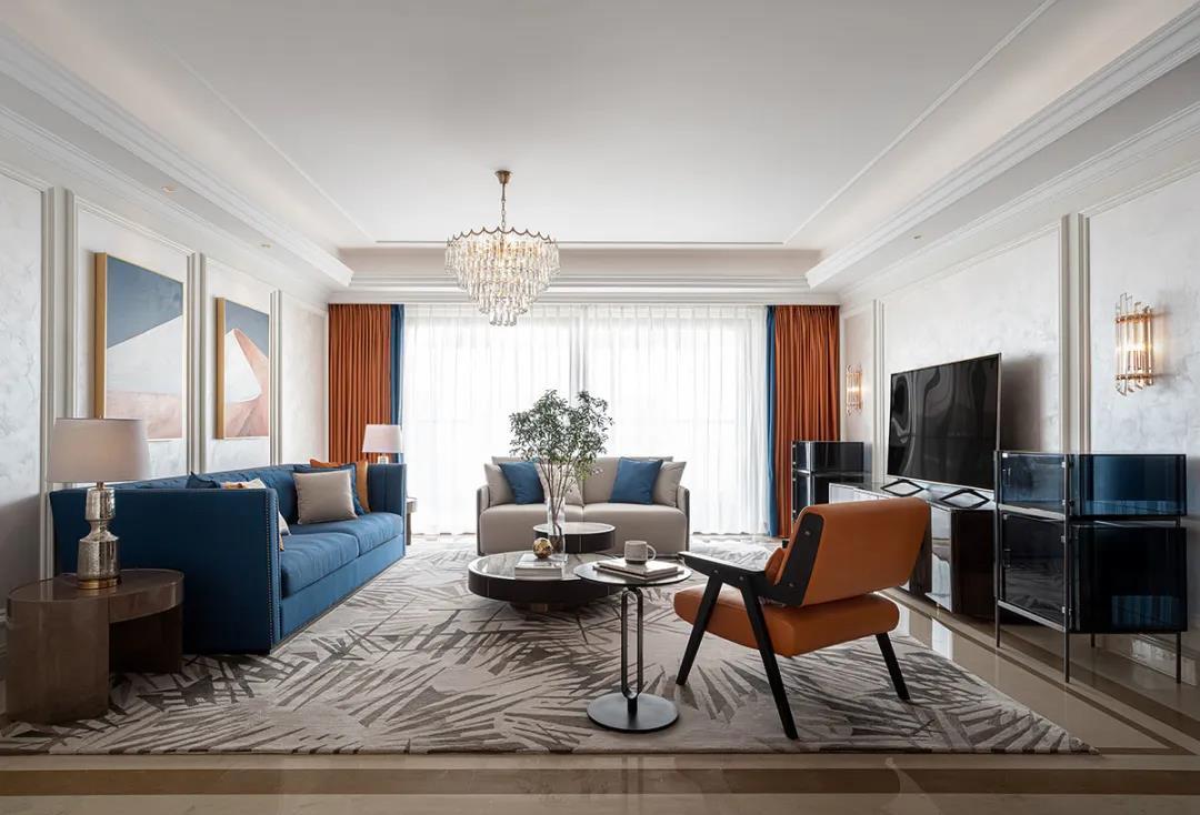 「」175平美式大宅，透着骨子里的优雅，全屋简洁不失格调，太喜欢了