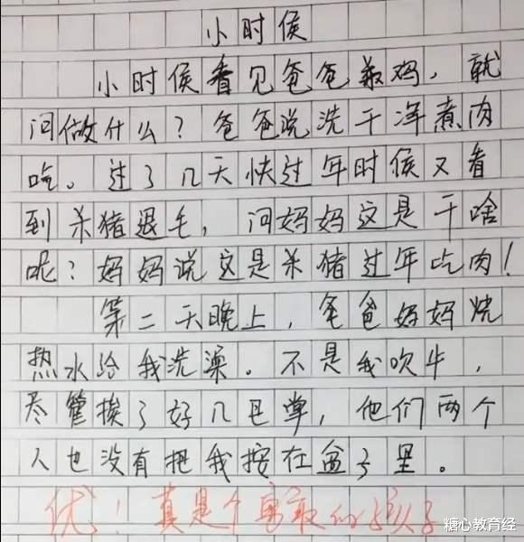 作文|小学生作文《黄昏恋》火了，老师笑到手抽筋，评论：让老师怎么活