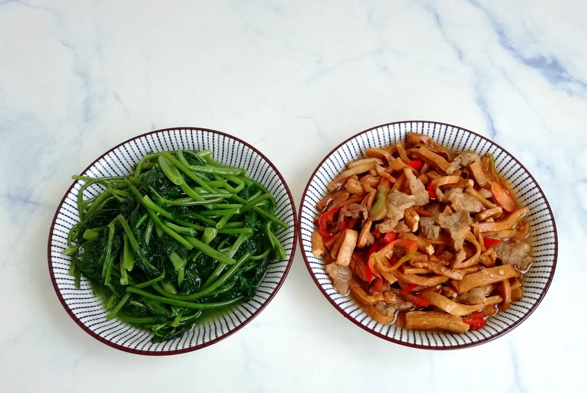 辣椒|晒晒夫妻二人的晚餐,花钱少吃得香,网友:简单的生活最幸福