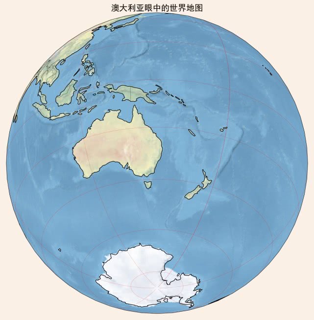 @不一样的世界地图:世界之大,我们都处在以自己为中心的位置