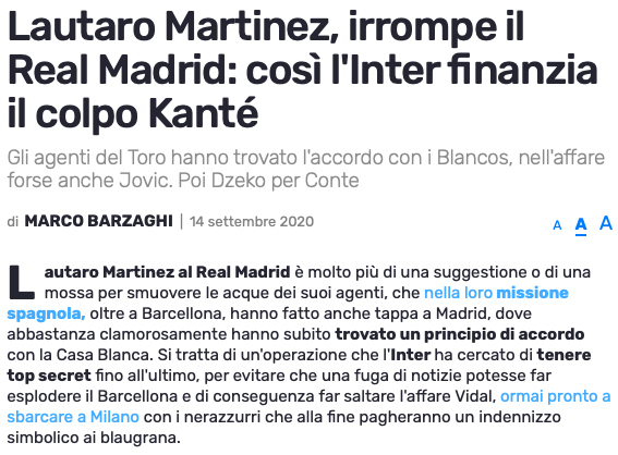 瑞丽|截胡巴萨？曝皇马1亿欧敲定国米神锋！年薪8百万欧，或用1中锋当筹码
