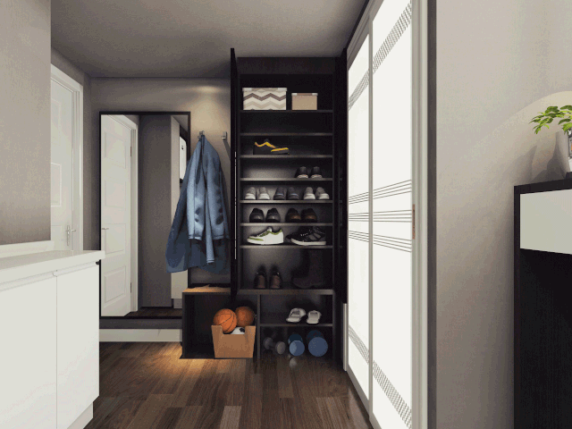 @满分的玄关柜就该是这样，我家满足了5项得90，来测测你家得几分！